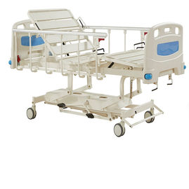 Funções manuais da cama de hospital cinco da longa vida durável, cama hidráulica dos cuidados de enfermagem da cama do cuidado