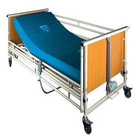 Cama paciente automática de laminação da construção de aço, cama ajustável médica de madeira