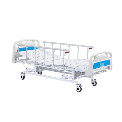 Três funções põem em marcha a cama que médica manual o lado da liga de alumínio cerca camas de hospital manuais pacientes