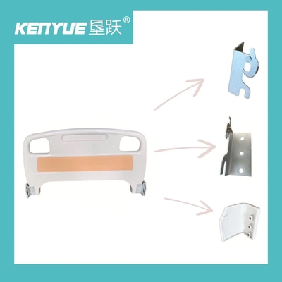 comprar Cor material da grão da cabeceira do ABS e da madeira da cama de hospital do Footboard Fabricação em linha