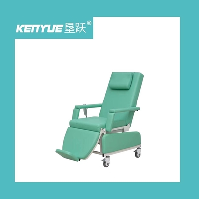 comprar O hospital pintou o manual verde de couro de aço da cadeira da hemodiálise do PVC Fabricação em linha