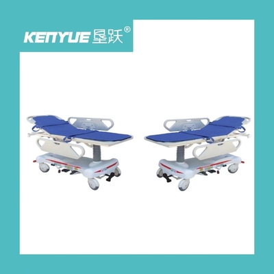 comprar Cama paciente da maca da emergência do transporte médico aluído mecânico dos corrimão do ABS Fabricação em linha