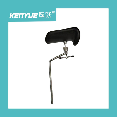 comprar Suporte obstétrico de aço inoxidável do pé do metal preto do plutônio para camas de hospital Fabricação em linha