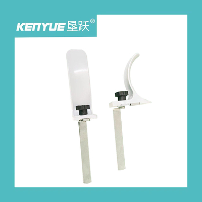 comprar Os acessórios Gynecological da cama de hospital suportam o material branco do ABS Fabricação em linha