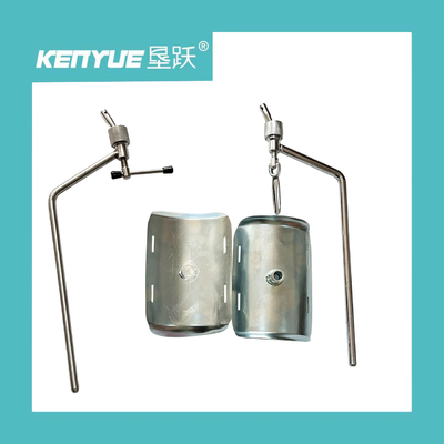comprar Material branco de prata do metal do resto de pé do ferro médico para a cama de hospital Fabricação em linha