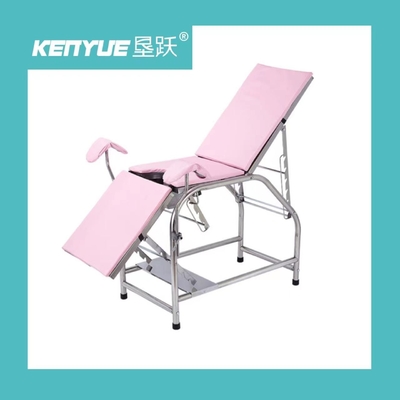 comprar Cama Gynecological do exame da tabela obstétrico preta simples de aço inoxidável Fabricação em linha