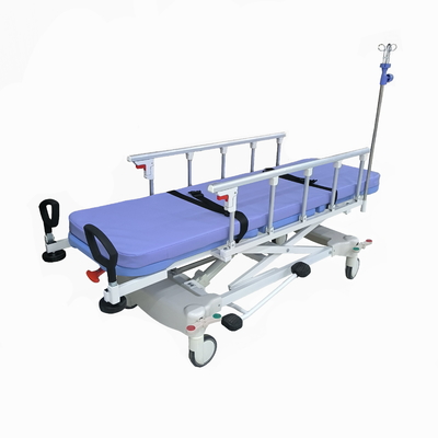 comprar Carrinho de ambulância hidráulico azul importado para pacientes Fabricação em linha