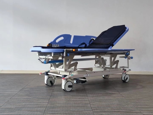 comprar Camas de emergência com capacidade de carga de 200 kg e regulação da placa das pernas de 0-30° Fabricação em linha