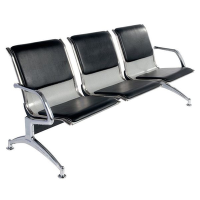 comprar Cadeiras de área de espera de PU de metal para móveis confortáveis de sala de espera Fabricação em linha
