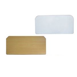comprar Tabela plástica Laninated da bandeja da cama de hospital que janta o painel anti FramePlate de madeira branco Fabricação em linha