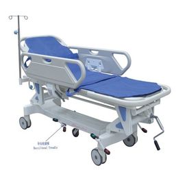 comprar Trole da maca da emergência de transferência do paciente hospitalizado do trole do transporte de trilhos do lado dos PP Fabricação em linha