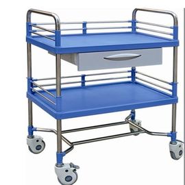 comprar Do trole plástico da medicina da emergência da gaveta do ABS carro de aço inoxidável do instrumento médico do quadro Fabricação em linha