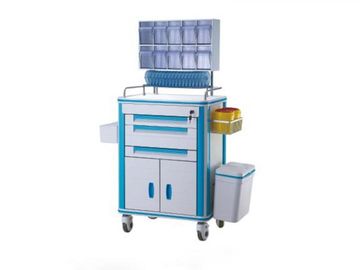 comprar Carro médico do trole de três gavetas claras Fabricação em linha