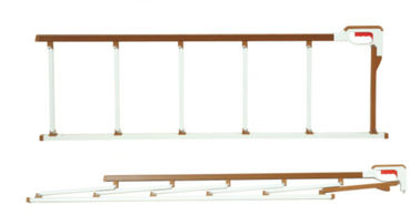 comprar Protetor do trilho lateral de cama de hospital do OEM com o peso leve da liga de alumínio 1360*420mm Fabricação em linha