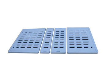 comprar Espessura 35mm dos acessórios médicos da cama de quatro porções acessórios azuis da cama de hospital Fabricação em linha