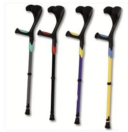 comprar Muleta de pouco peso da liga de alumínio, vara de passeio ajustável de 92-115cm para pessoas idosas Fabricação em linha