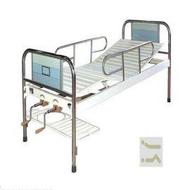 comprar Cama paciente manual da mobília do hospital com o painel traseiro de duas manivelas feito pelo quadro dos SS com painel laminado Fabricação em linha