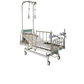 comprar Cama manual da tração da recuperação ortopédica paciente da medicamentação da soldadura de aço com três manivelas Fabricação em linha