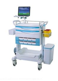 comprar Trole médico do hospital durável do ABS para a emergência com o carro médico Multifunction das peças opcionais Fabricação em linha