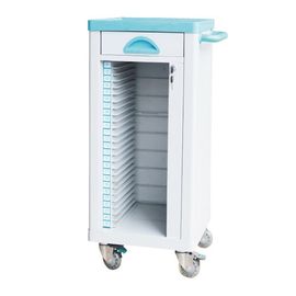 comprar O arquivo plástico do ABS leva o carro da documentação do trole do instrumento médico com gaveta Fabricação em linha