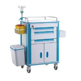 comprar Carro médico para a emergência do hospital, carro do trole da anestesia do impacto da ressuscitação Fabricação em linha