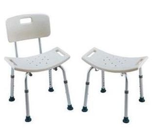 comprar Cadeira de chuveiro ajustável da altura de pouco peso do banho, cadeira acolchoada do banheiro do chuveiro de Seat Fabricação em linha