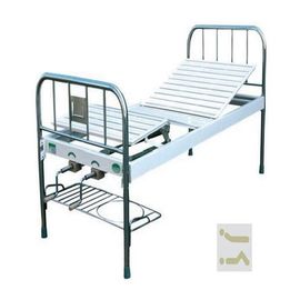 comprar Cama de hospital manual do metal simples normal de alta qualidade com o ISO de aço aluído do CE da cama aprovado Fabricação em linha