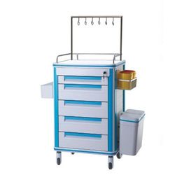comprar Trole médico com gavetas, trole da mobília de serviço público do ABS do projeto do OEM do equipamento médico Fabricação em linha