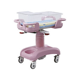 comprar O motorista ajustável de luxe médico da ucha da cama da criança do bebê com roda dentro o rosa Fabricação em linha