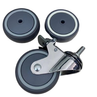 comprar Dever médio médico do mudo do plutônio 4 polegadas que travam a roda do hospital dos rodízios do sofá Fabricação em linha