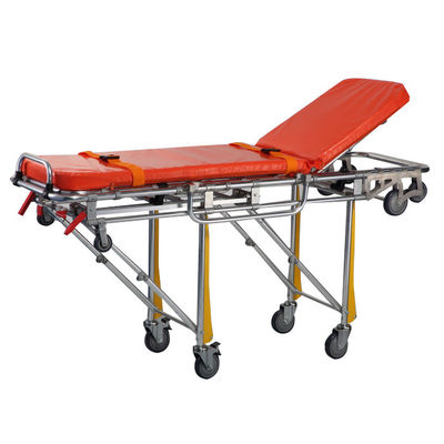 comprar Maca especial da ambulância do hospital alaranjado material do metal com rodas Fabricação em linha