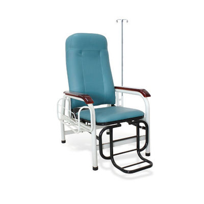 comprar Verde paciente da cadeira da transfusão IV Polo do corrimão de madeira da tubulação de aço Fabricação em linha