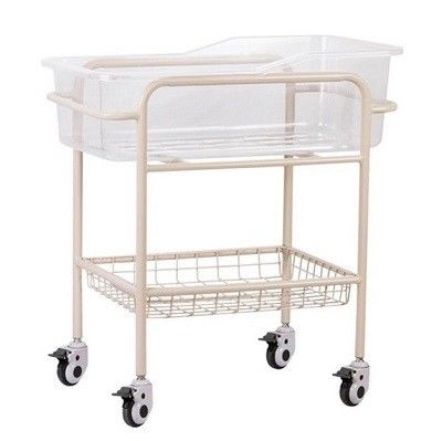 comprar Berço de bebê de aço inoxidável do hospital do ABS do quadro com prateleira do armazenamento Fabricação em linha