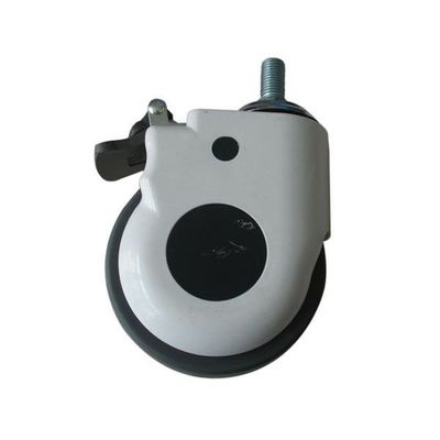 comprar Os rodízios médicos do hospital da cama abafam a roda plástica com tampa exterior do ABS do freio Fabricação em linha