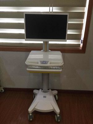 comprar Rodízio silencioso integrado do perfil ajustável do ABS do trole da estação de trabalho do computador Fabricação em linha