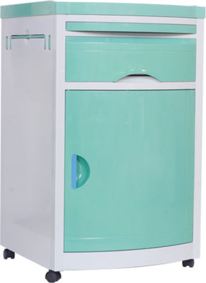comprar armário branco da tabela de cabeceira do ABS do hospital de 48X48X76cm com rodízios Fabricação em linha