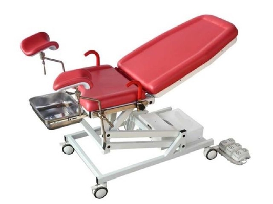 comprar Tabela Gynecological do exame do metal do rosa da ginecologia com os rodízios de 5 polegadas Fabricação em linha