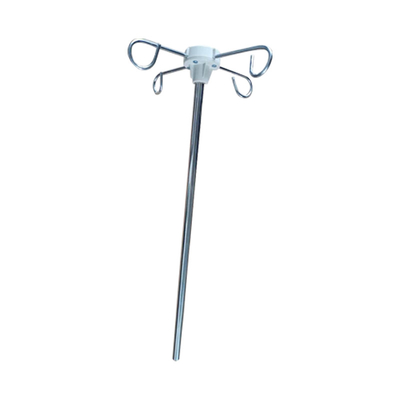 Do material plástico do metal do suporte da infusão da cama de hospital cor azul
