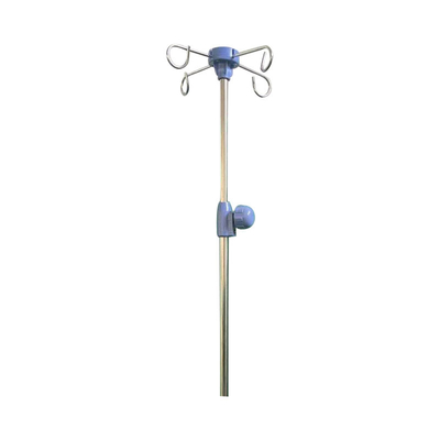 Do material plástico do metal do suporte da infusão da cama de hospital cor azul
