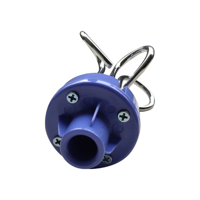 Material de plástico do metal azul e branco do gancho do polo da infusão do hospital