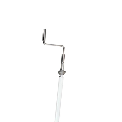 Aço tubular material da manivela da cama de hospital do metal branco sob a cama