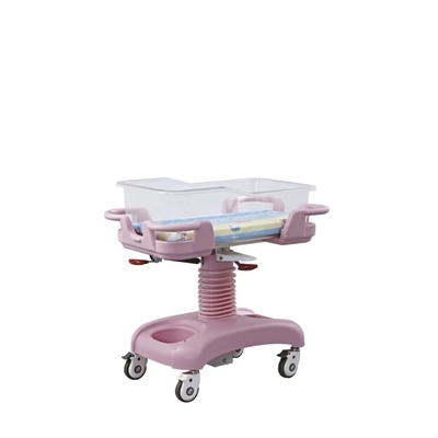 Ucha plástica cor-de-rosa do bebê do hospital para a limpeza e a atualização fáceis