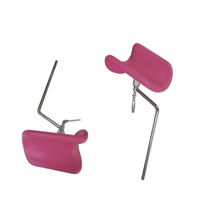 Rosa de maternidade do material de chapeamento do suporte do pé das peças da cama do hospital