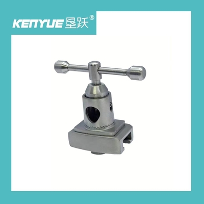 Acessórios de aço inoxidável materiais da tabela de funcionamento do slider do metal de prata