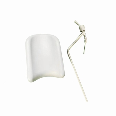 Acessórios pretos brancos da cama da entrega do suporte do pé da espuma do material do plutônio do hospital