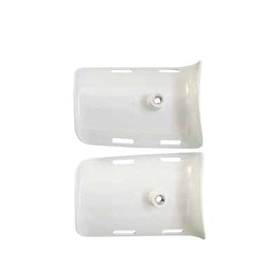Quadro do pé branco do hospital com utilização da cama de hospital das peças do suporte