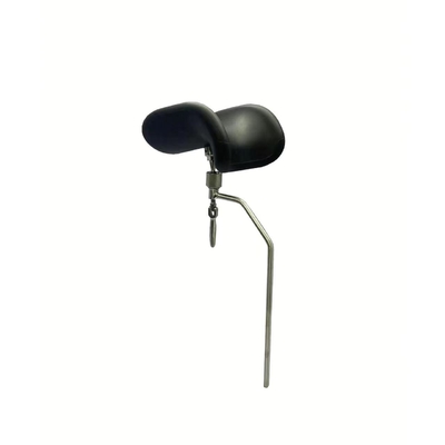 Tabela de funcionamento obstétrico do metal preto de aço inoxidável do apoio do pé