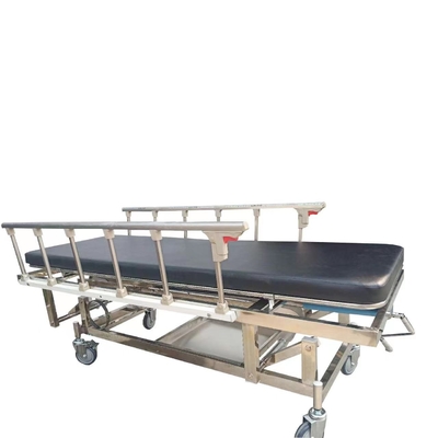 Trole ajustável manual de aço inoxidável da maca da ambulância da emergência da altura