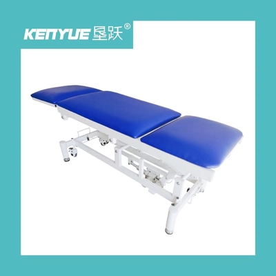 O sofá elétrico do exame do aço carbono coloca o azul médico hidráulico