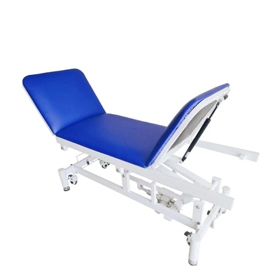 O sofá elétrico do exame do aço carbono coloca o azul médico hidráulico